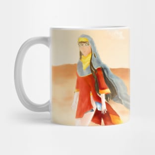 Maanen in the Desert Mug